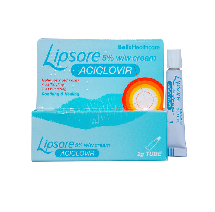Lipsore aciclovir cream