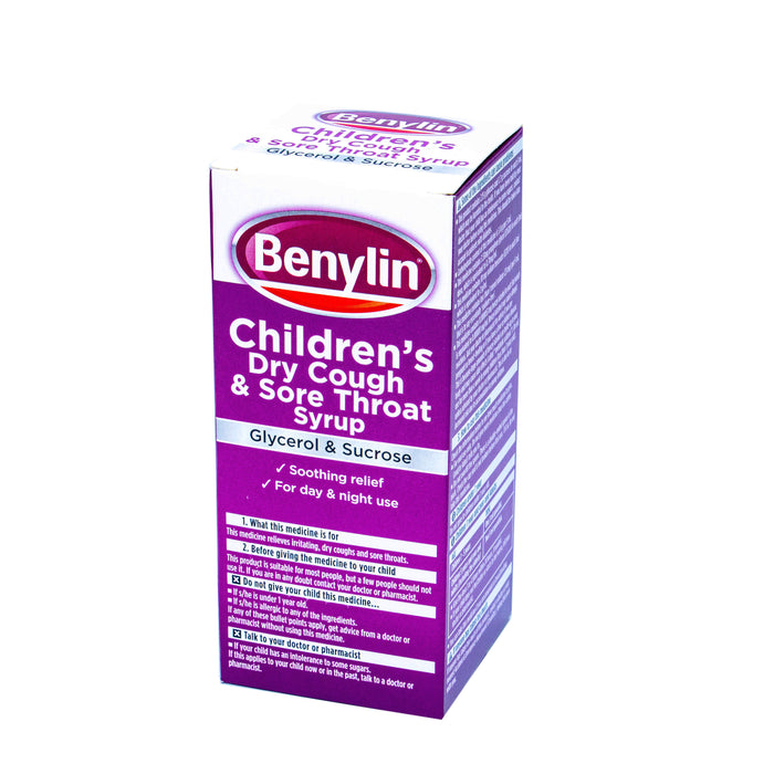 Benylin Children's Dry Cough & Sore Throat Syrup