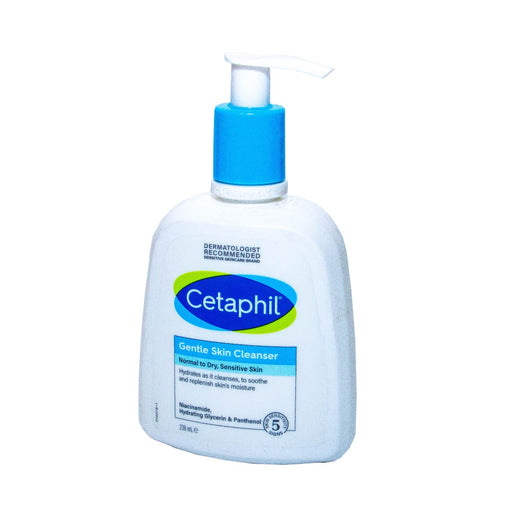 Cetaphil Gentle Skin Cleanser bottle on a white background