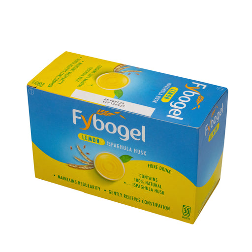 Relieve constipation naturally with Fybogel Orange High Fibre Drink.