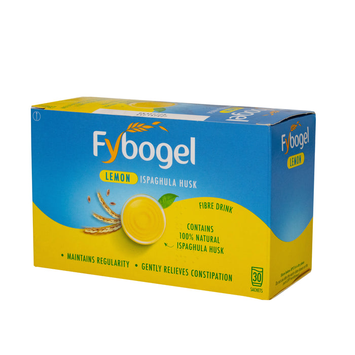 Relieve constipation naturally with Fybogel Orange High Fibre Drink.