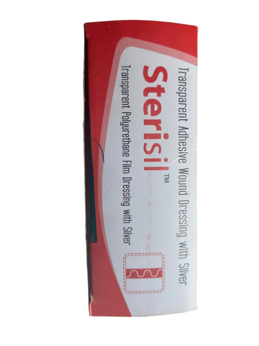 Sterisil Transparent Adhesive Wound Dressing with Silver pad ( Pack Size 25 pcs)