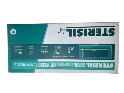 Sterisil Silicon Border Antimicrobial Silver Wound Dressing (pack size = 10pcs)