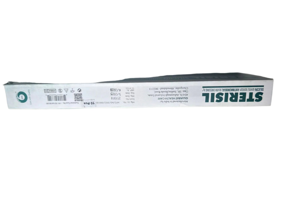 Sterisil Silicon Border Antimicrobial Silver Wound Dressing (pack size = 10pcs)
