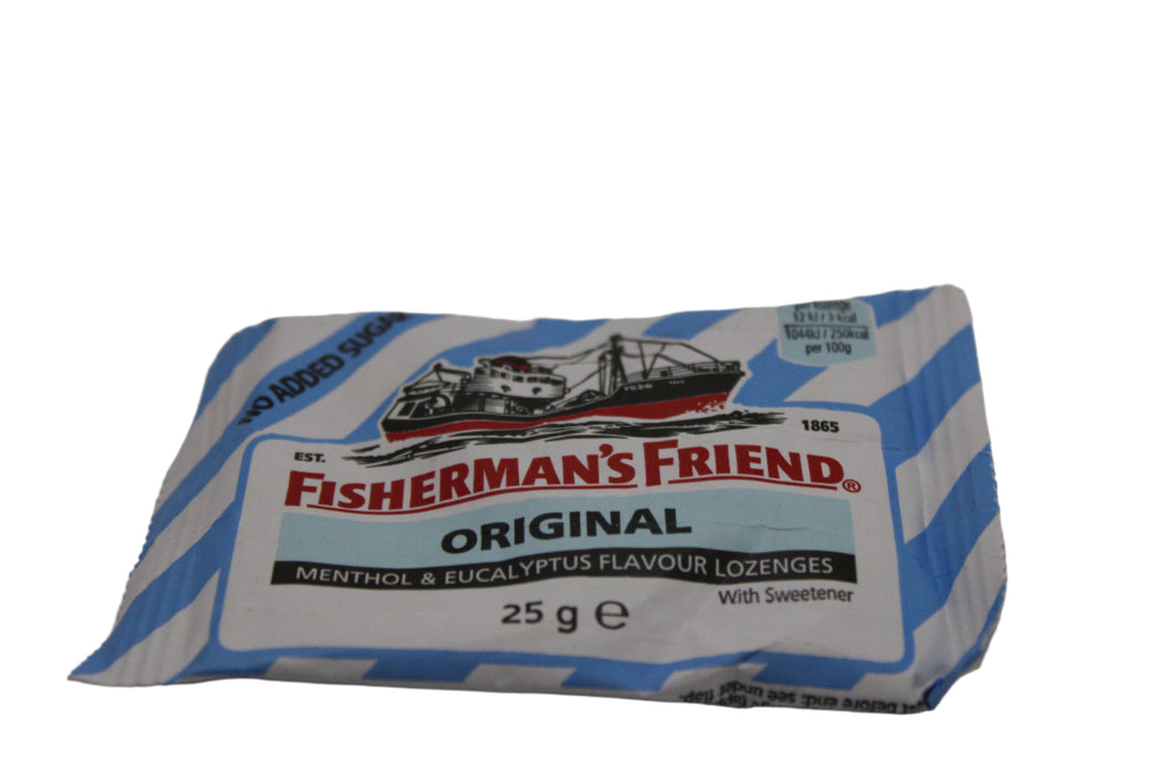 Fisherman's Friend Original Menthol And Eucalyptus Sugar Free Lozenges 25g ·