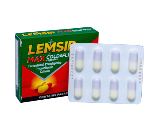 Lemsip Max Cold and flu capsules