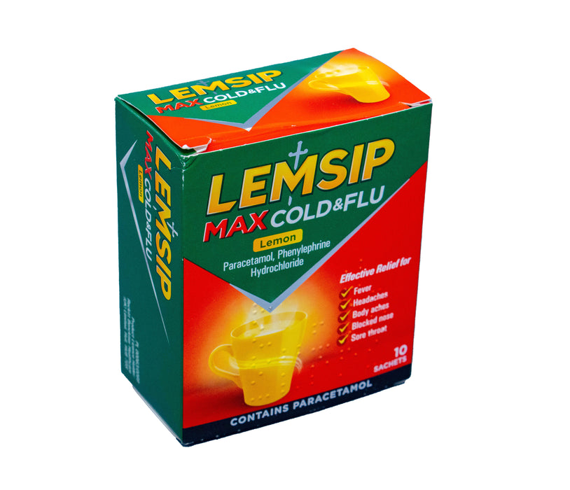 Lemsip Max Cold and flu Lemon