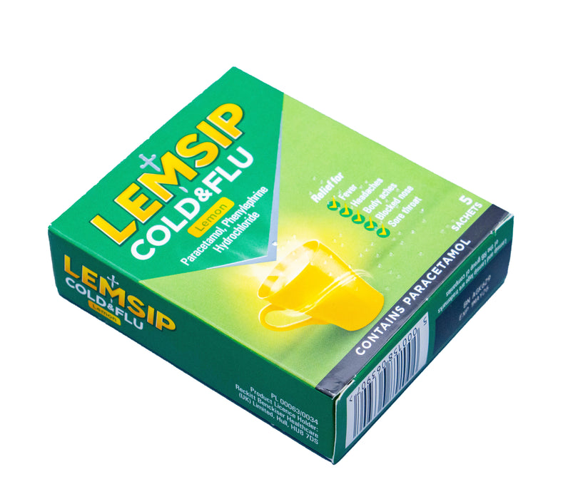 Lemsip Max Cold and flu lemon