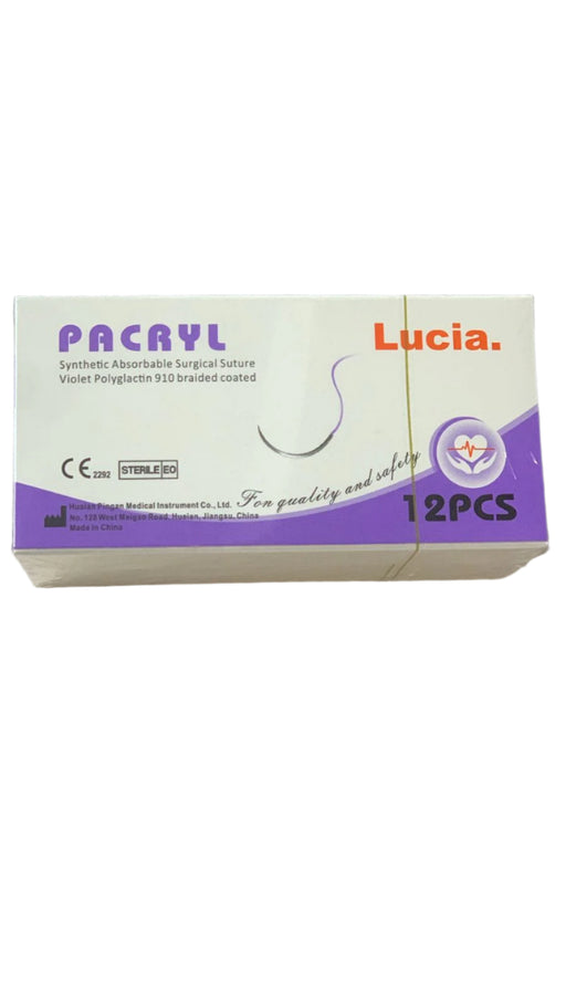 Box of Lucia medical products surgical sutures
