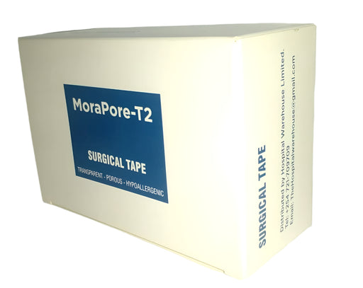 Transparent Surgical Tape ( Transpore)2 inch 1" by 5 Yards (2.5 cm by 4.5 cm) - 6 Pieces Per Unit