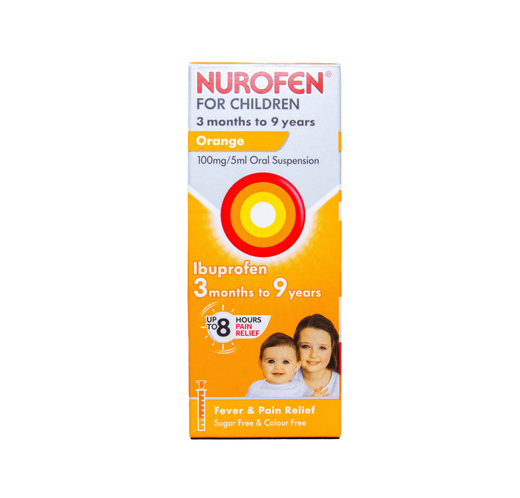 Nurofen for Children Cold Pain & Fever Relief Suspension