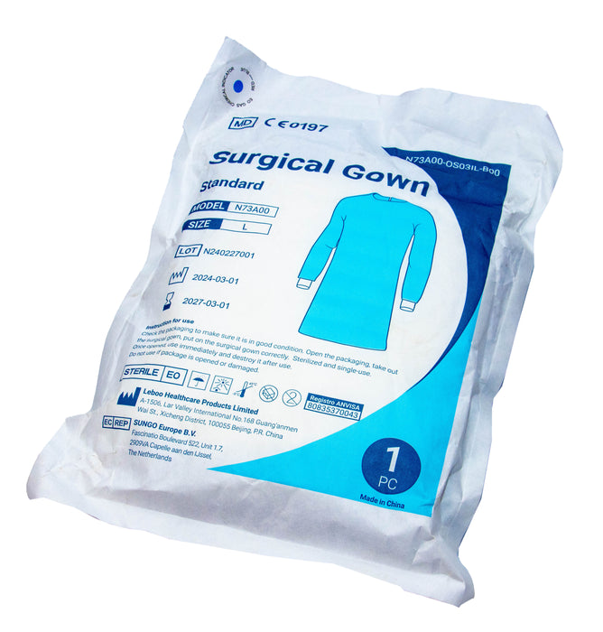 Standard surgical gown