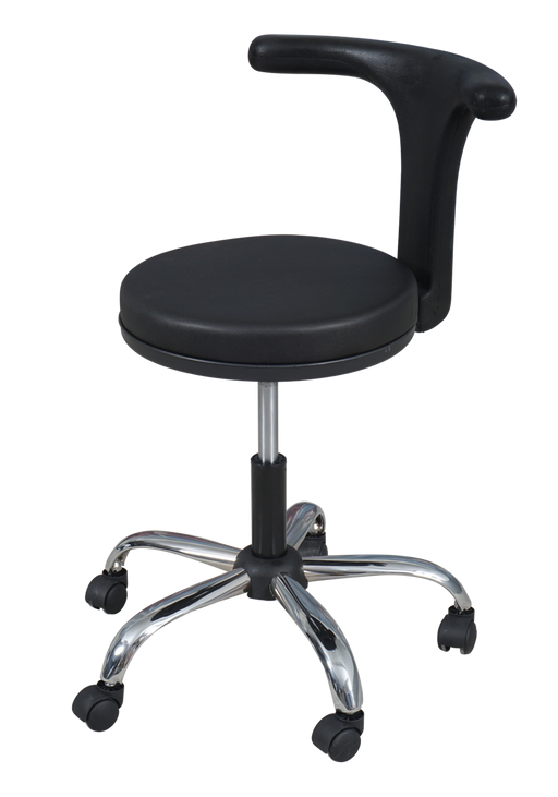doctor stool with backrest bt 319c