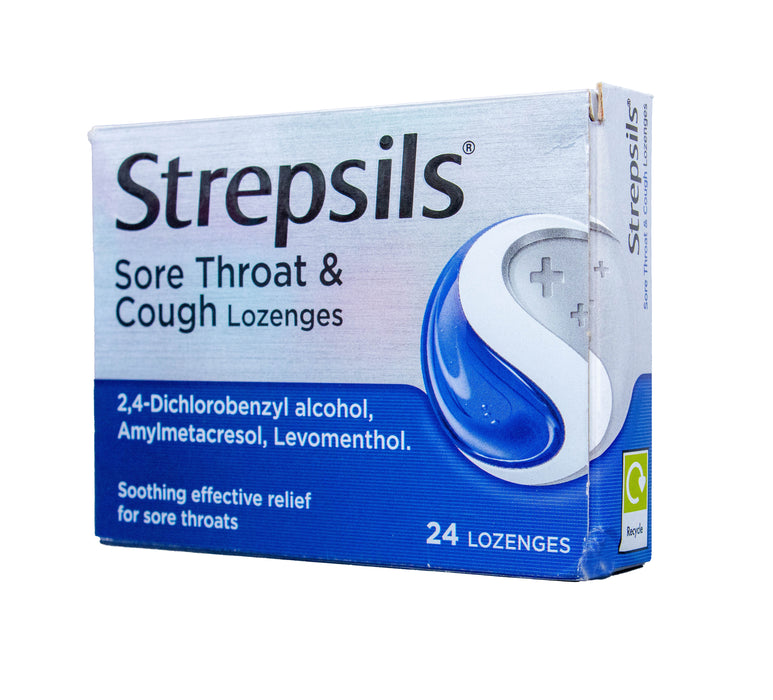 Strepsils Lozenges sore throat and cough lozenges