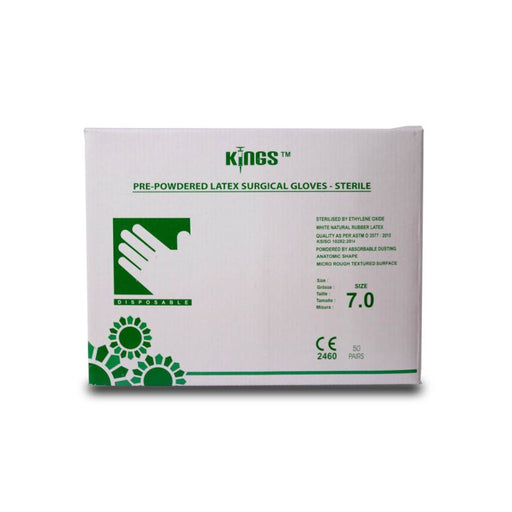 pre-powdered latex surgical gloves