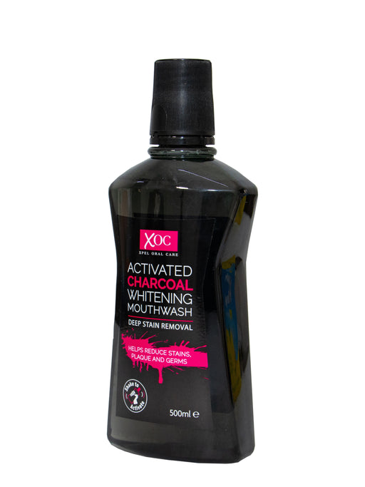 XOC activated charcoal mouthwash