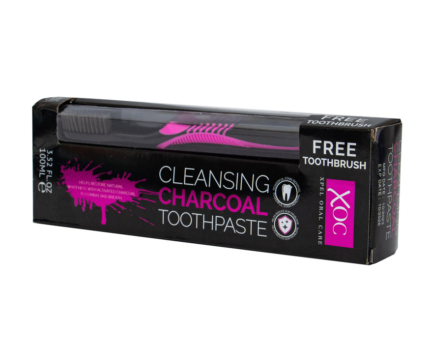 XOC cleansing charcoal toothpaste
