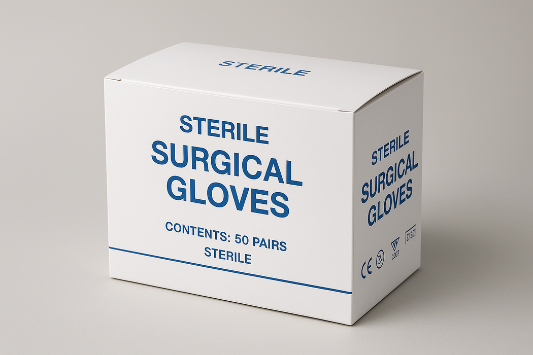 Box of Sterile Surgical Gloves