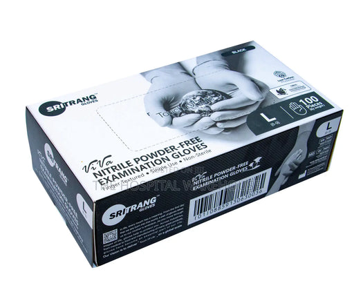 nitrile powder-free examination gloves