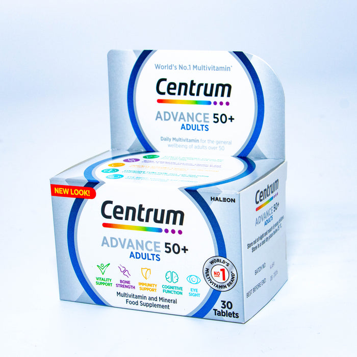 Centrum advance adults 50+ daily multivitamins