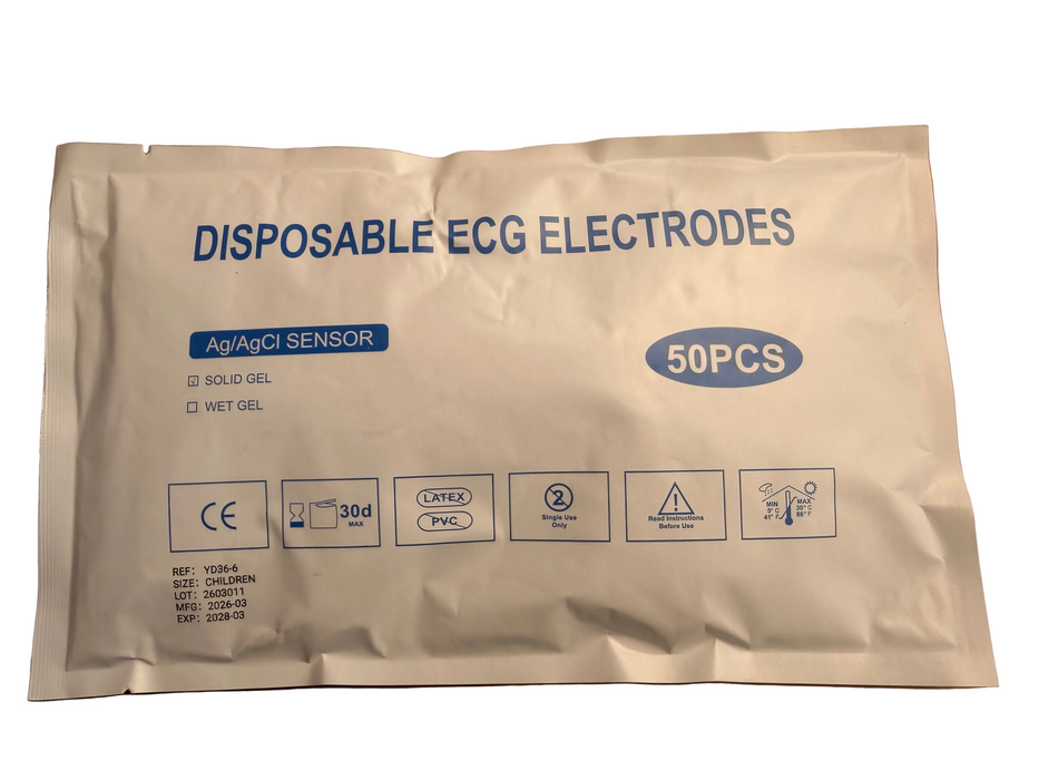 Disposable child & Adult back ECG electrode for monitoring and reliable ECG signal readings in Kenya.