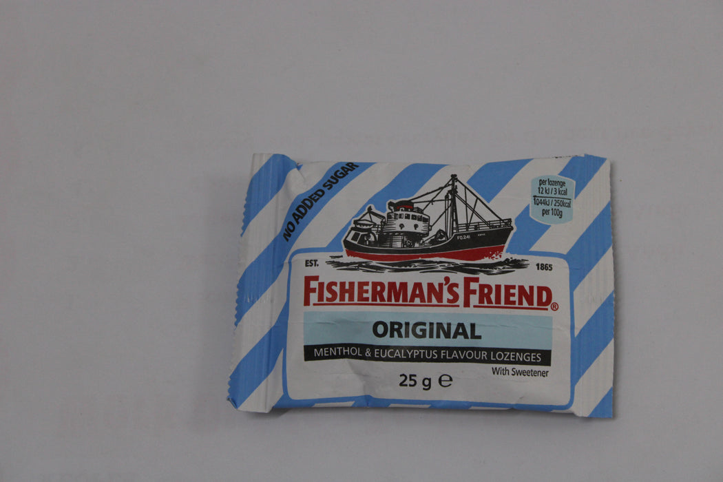 Fisherman's Friend Original Menthol And Eucalyptus Sugar Free Lozenges 25g ·