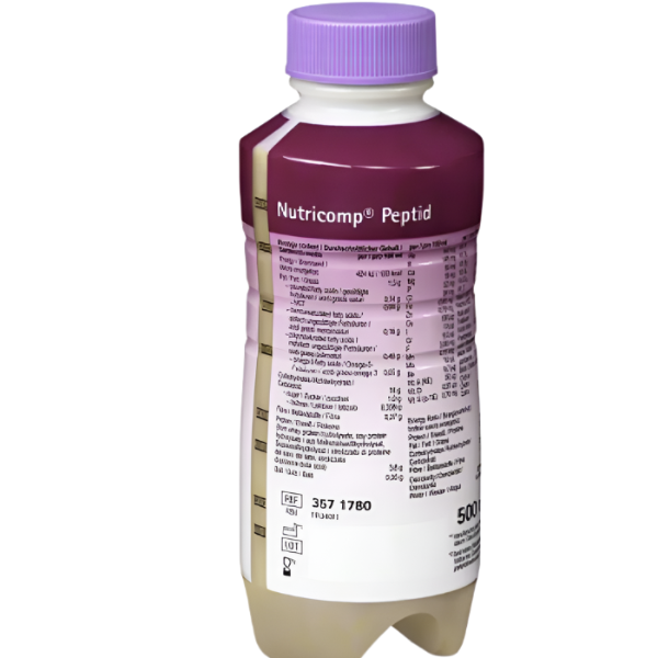 Nutricomp Peptid Neutral - 500 Mls Predigested Tube Feed — Hospital ...