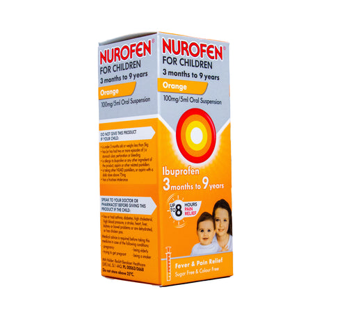 Nurofen for Children Cold Pain &amp; Fever Relief Suspension