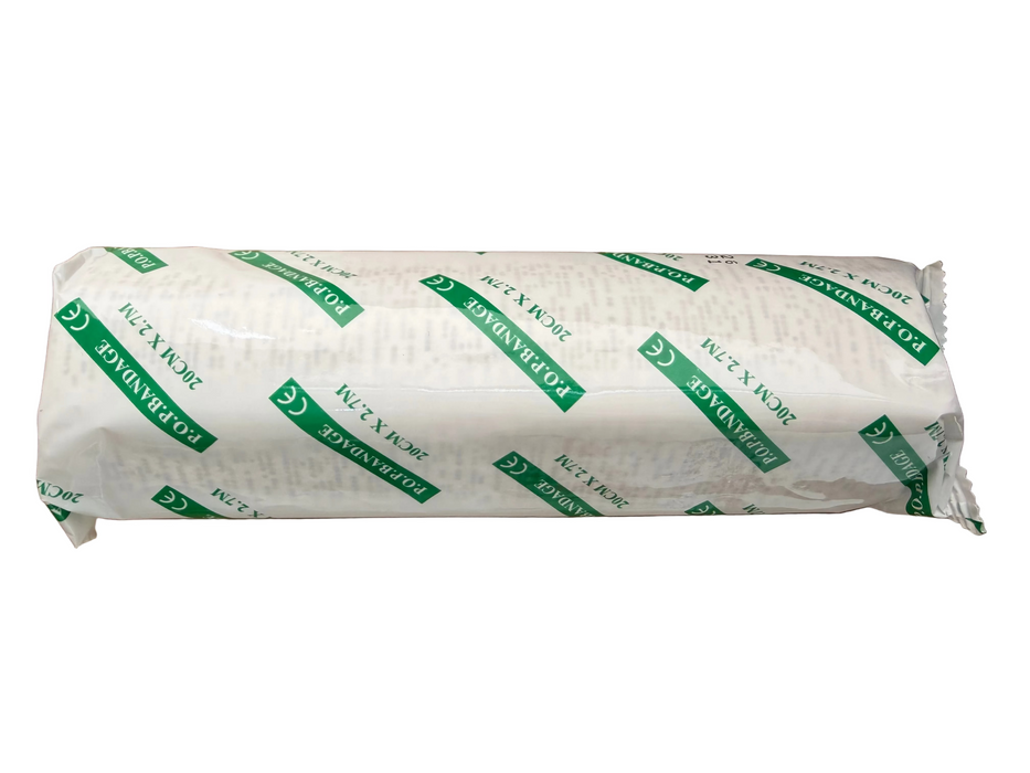 Plaster of Paris POP bandage available in 6 inch and 8 inch sizes for orthopedic casting, fracture support and immobilization in Kenya.