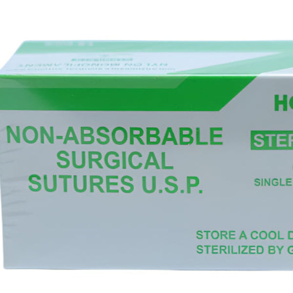 Nylon Sutures 3/0 RB (12 Units Per Pack)