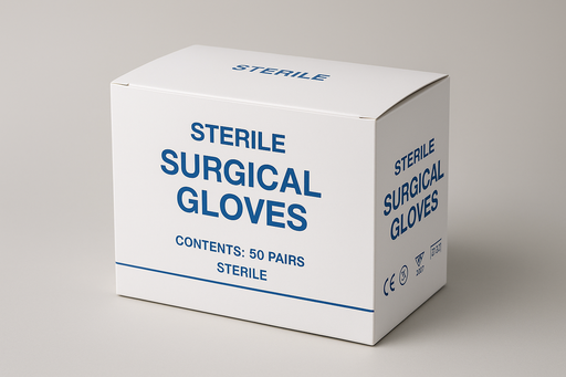 Box of Sterile Surgical Gloves 