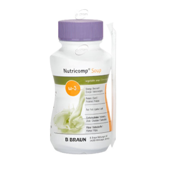 Nutricomp Soup Vegetable - 200ml High Energy Sip Feed 1.5kcl Salty ...