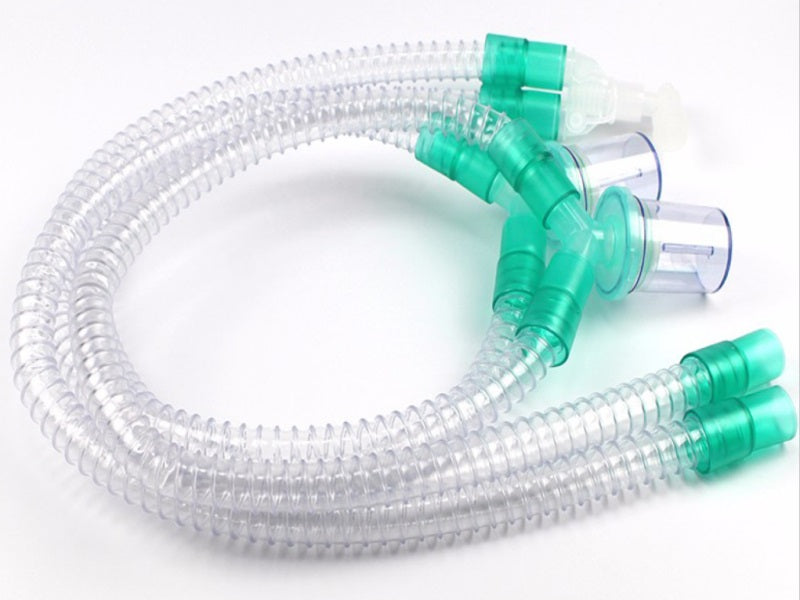 Reusable Silicone Breathing Circuit with  Water Traps Adult