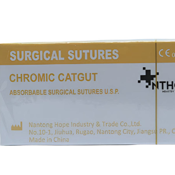 Chromic Cutgut 3/0 RB Round Body Reverse Cutting (12 Units Per Pack)