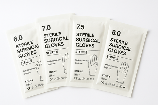 Sterile Surgical Gloves – Sizes 6.0, 7.0, 7.5, 8.0
